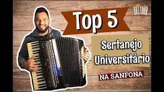 TOP 5 SERTANEJO UNIVERSITÁRIO NA SANFONA