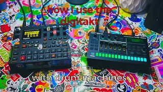 how i use digitakt with drum machines