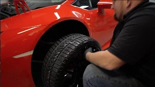 Lamborghini Gets Snow Tires