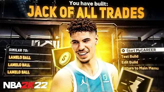 BEST JACK OF ALL TRADES BUILD ON NBA 2K22! | RAREST BUILD ON CURRENT GEN
