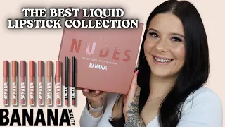 Neu! 😍 THE BEST NUDE LIPSTICK COLLECTION Banana Beauty Lipsticks | Swatches & Auftrag