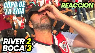 RIVER 2 BOCA 3 - Reacciones de Hinchas de River - DESDE EL KEMPES- Cuartos de final -Copa de la liga