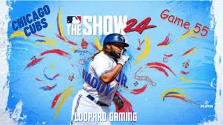 MLB The Show 24 : Chicago Cubs vs Milwaukee Brewers. Game 55: PS5