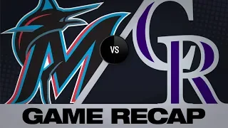 Hampson lifts Rockies in 7-6 walk-off win | Marlins-Rockies  Game Highlights 8/18/19