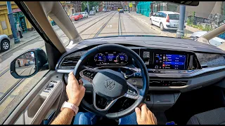 2022 Volkswagen Multivan T7 [Plug-In 1.4 TSI eHybrid 218HP] |0-100| POV Test Drive #1390 Joe Black