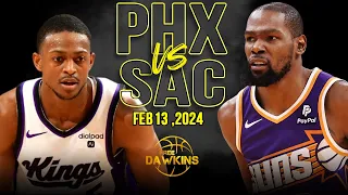 Phoenix Suns vs Sacramento Kings Full Game Highlights | February 13, 2024 | FreeDawkins