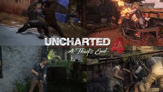 Uncharted 4 | all encounter parts on crushing difficulty