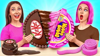 Žvýkačka vs Čokoládové Jídlo Výzva | Bláznivá Výzva TeenDO Challenge