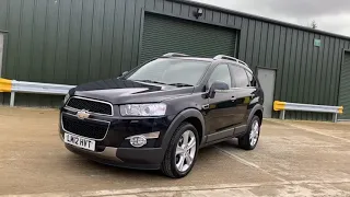 Chevrolet Captiva 2012 Black Auto