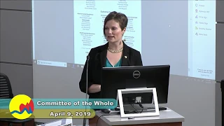 Committee of the Whole - April 9, 2019