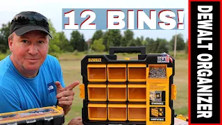 TRULY AMAZING SMALL PARTS ORGANIZER  // DEWALT 12-COMPARTMENT FLIP BIN #DWST14121