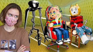 УБЕГАЕМ ИЗ БЭКРУМСОВ НА ОФИСНЫХ СТУЛЬЯХ! Roblox Chair Racing