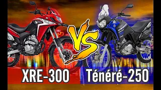 Comparativo: Honda XRE-300 X Yamaha Ténéré-250 !!