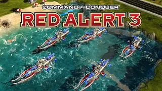 Red Alert 3 | Battle For Santamonica | 2 vs 3 Brutals