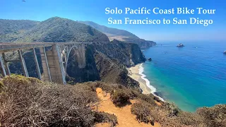 Solo Bikepacking Pacific Coast - 700 Miles San Francisco to San Diego 4K
