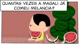 Quantas vezes a Magali já comeu melancia? (2ª contagem) | Mônica Toy Curiosidades