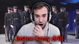 U.S. Army drill is insane (Estonian reacts)