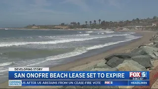 San Onofre Beach lease set to expire