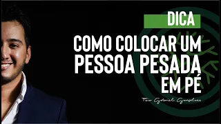DICA PARA LEVANTAR PESSOAS ACAMADAS (Colocar em pé) - Fisioterapeuta Gabriel Gonçalves.