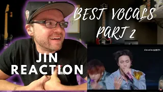 JIN(BTS) BEST VOCALS PART 2 - REACTION