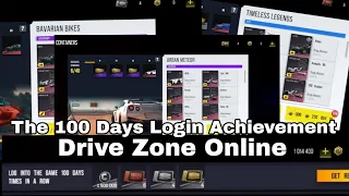 The 100 Days Login Achievement Container Pulls | Drive Zone Online