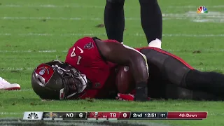 Chris Godwin Injury After Getting Flipped on Hit vs. Saints