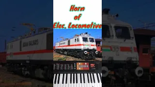 Diesel & Electric Locomotive (Engine) Horn on Piano | Yamaha PSR -F51 | #shorts #viral #viralvideo