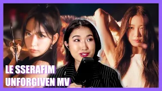 Reacting to LE SSERAFIM (르세라핌) 'UNFORGIVEN (feat. Nile Rodgers)' OFFICIAL M/V | Lady Rei