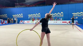 Anna Repina Hoop Podium Training Russian Junior Championships 2024