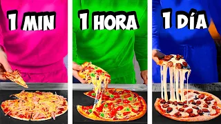 1 minuto vs. 1 hora vs. 1 día Pizza por VANZAI