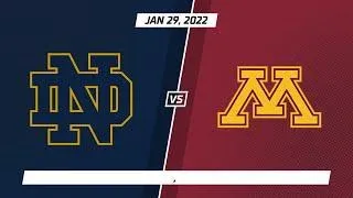 Minnesota at Notre Dame | Big Ten Men's Hockey | Highlights | Jan. 29, 2022