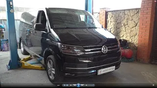 Замена масла в ГУР на VW Transporter T6  Фольксваген Транспортер 2,0 TDI 2017 #авторемонт