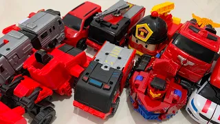 또봇 변신 Red Color Transformers Optimus Prime Tobot Adventure 11 Vehicle Transformation Robot Car Toys