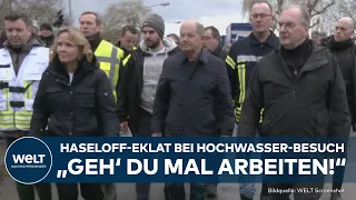 HOCHWASSER: Heftige Pöbelei gegen Anwohner! Scharfe Kritik an Reiner Haseloff in Sachsen-Anhalt