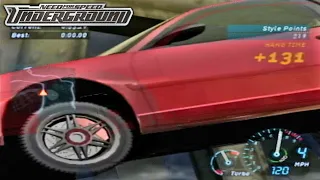 I'm Stuck with Custom Rims (Underground: Jail Break - Time-Trial) Need for Speed: Underground on PS2