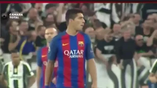 Enfado de Luis Suárez por goles de Paulo Dybala