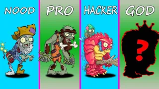 PvZ 2 Challenge - All AOE Plants Vs Team Zombie NOOB PRO HACKER - Who Will Win?