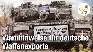 Regierung lässt deutsche Waffenexporte mit Warnhinweisen versehen [Postillon24]