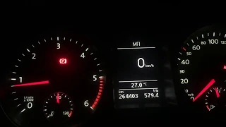 VW Passat B7 Digital speedometer mph to km/h easy change