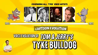 Voice Evolution of TOM & JERRY'S TYKE BULLDOG - 72 Years Compared & Explained | CARTOON EVOLUTION