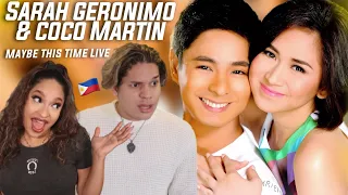 Latinos react to Sarah Geronimo & Coco Martin - Maybe This Time Live duet