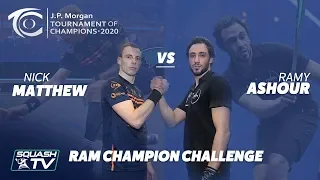 Squash: Ramy Ashour v Nick Matthew - RAM Champion Challenge - ToC 2020