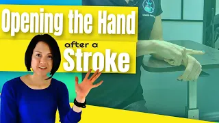 Stroke Arm Exercise: Opening a fisted hand