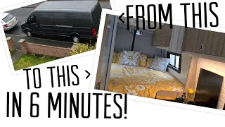 VW CRAFTER CAMPER VAN BUILD TIMELAPSE- FULL BUILD - @TheCraftyBlindersvanlife