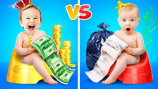 I Was Switched at Birth! Rich VS Broke Awkward Moments by RATATA