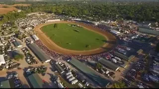 Overhead Drone Footage of Wiggle It Jiggle It 2015 Little Brown Jug