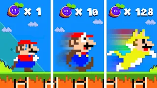 Mario Wonder but every Seed makes Mario FASTER… | Game Animation