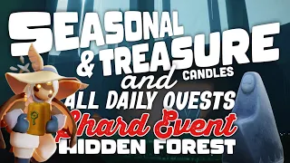 Today’s Seasonal & Treasure candles and Daily Quests | Hidden Forest | SkyCotl | NoobMode