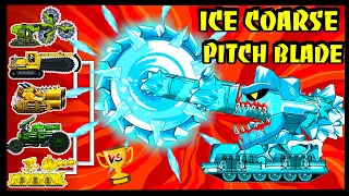 New tank: Ice Coarse Pitch (ice spice) vs Dorian (gold golem) | Cartoons about tanks | Tino tank