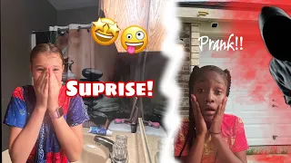 Stalker prank (surprising my bsf with a spa day)